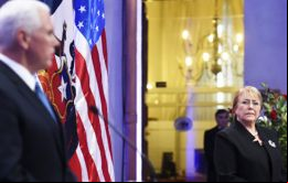 “Esperamos que México, Brasil, Chile y Perú se unan a nosotros para romper todos los lazos económicos y diplomáticos con Corea del Norte” dijo Pence en Chile 