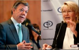 La fiscal Luisa Ortega se encuentra bajo protección del gobierno colombiano. Si pide asilo se lo otorgaremos, escribió Santos en su cuenta de Twitter.