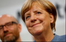 Con 33,1% de los votos, la Unión Cristianodemócrata (CDU) de Merkel y su aliado, la Unión Socialcristiana (CSU) de Baviera, obtuvieron la primera mayoría. 