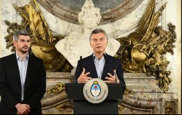 Viví lo de ayer como energía para continuar, dijo un exultante Macri en rueda de prensa junto a el jefe de gabinete y mano derecha Marcos Peña, en la Casa Rosada