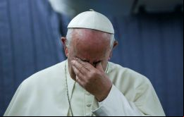 Debo pedir disculpas porque la palabra prueba ha herido a muchos abusados, fue sin querer, es una herida, dijo Francisco