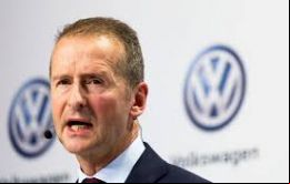 Diess, de 59 años, fue nombrado la semana pasada para dirigir Volkswagen, en reemplazo de Matthias Mueller. Diess llegó a VW procedente de BMW