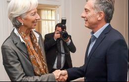  ‘Hace minutos hablé con Christine Lagarde, su directora, y nos confirmó que vamos a arrancar hoy mismo a trabajar en un acuerdo” dijo Macri 