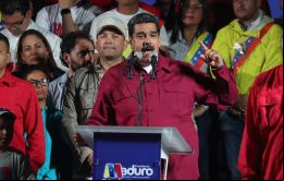 Maduro, ganador con unos seis millones de votos en las elecciones presidenciales del domingo, fue proclamado el martes por el CNE como jefe de Estado hasta 2025 