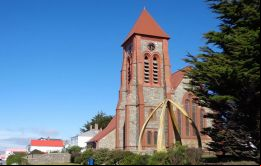 La Catedral de Stanley donde se celebrará el servicio de Gracias a las 09:45