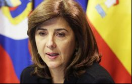 “Ayer llamé al canciller (de Ecuador) a darle la noticia de que habíamos encontrado los cuerpos de los periodistas asesinados”, dijo la canciller María Angela Holguín