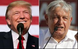 Felicitaciones a Andrés Manuel López Obrador al convertirse en el siguiente Presidente de México. Espero con ansias trabajar con él decía el tuit de Trump 
