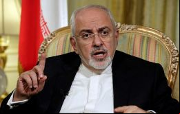 Zarif ocupó su cuenta de Twitter para escribir en inglés y con mayúsculas que NO ESTAMOS IMPRESIONADOS