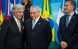 La lista es encabezada por los presidentes de Mercosur Tabaré Vázquez de Uruguay, Michel Temer de Brasil y Mauricio Macri de Argentina