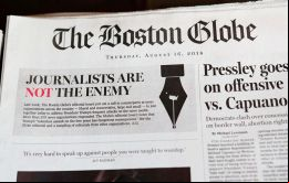 Liderados por el The Boston Globe, se lanzó un llamado acompañado por el hashtag ’#EnemyofNone’ (Enemigo de ninguno), en más de 200 periódicos en todo el país