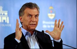 Presidente Macri en el mensaje a la Nación la mañana del lunes