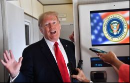 El Presidente que habló a periodistas a bordo del avión Air Force One, agregó que el caso es tan relevante, que amenaza la seguridad nacional