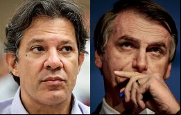 La principal novedad del sondeo realizado el 22/23 de septiembre y 2.506 entrevistados, es que Haddad ganaría a Bolsonaro en la segunda vuelta 43% a 37% 