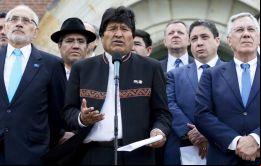 Sabe el pueblo boliviano y los pueblos del mundo que Bolivia perdió el  soberano al Pacífico mediante una invasión, dijo Morales