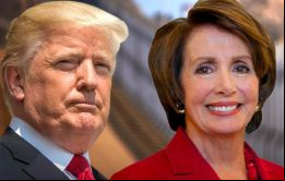 El presidente Donald Trump, telefoneó a la líder de los demócratas en la Cámara de los Representantes, Nancy Pelosi, para felicitarla por el triunfo de su partido