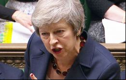 “Lo que hemos estado negociando es un acuerdo que cumple con lo que votó el pueblo británico”, afirmó May ante la Cámara de los Comunes