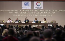 El Pacto Mundial para una Migración Segura, Ordenada y Regular de ONU se aprobó este lunes en la cumbre que se celebra en la ciudad marroquí de Marrakech
