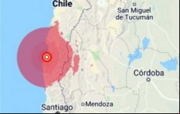 Según se estableció el epicentro del sismo se localizó 13kms al este de Tongoy,  430 kilómetros al norte de Santiago, y tuvo su hipocentro a 50,1kms de profundidad