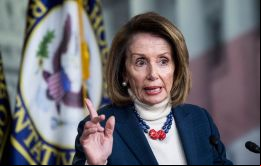 La presidente de la Cámara Baja, Nancy Pelosi, se niega a acogerlo mientras dure el cierre istrativo del gobierno federal