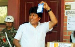 Evo Morales logró un 36,5% de respaldo de sus militantes, y los candidatos opositores alcanzaron entre el 3 y el 7%, con el escrutinio del 90% de los votos