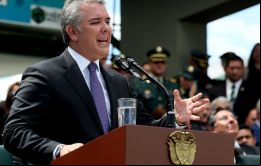  “Yo espero que en los próximos días el cerco diplomático continué”, dijo Duque, al insistir en elecciones libres en Venezuela como parte de un proceso de transición