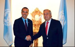 El titular de Exteriores Arreaza ya se vio con Guterres en enero y asistió al debate sobre la crisis celebrado en el Consejo de Seguridad