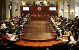 De los 34  activos de la OEA, 19 votaron a favor del texto, seis en contra, ocho se abstuvieron y otro estuvo ausente