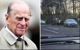 Felipe se vio involucrado en un accidente el 17 de enero en la residencia de campo de Sandringham, donde la reina y su esposo habitualmente pasan el invierno