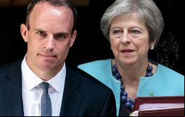 The Sunday Times dijo que un grupo incluyendo al ex ministro del Brexit Dominic Raab y a Nigel Dodds, fijaron los cambios para el apoyo a Theresa May 