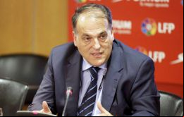  Hemos pasado del 0,70% del PIB a casi el 1,40%, dijo el presidente de LaLiga, Javier Tebas, al comentar el informe de la consultora Price Waterhouse Coopers