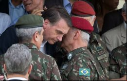 Bolsonaro no ha ocultado en ningún momento su nostalgia por la época del régimen castrense y reforzó la presencia de la institución armada en el gabinete nacional