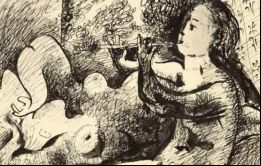 Fechado en octubre de 1932, el dibujo mide 26x33cm y es de una serie de obras que revelan su pasión por Marie-Thérèse Walter, su compañera de 1927 a 1935 