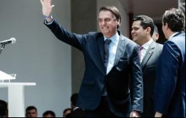 Bolsonaro fue escogido para recibir el premio de Persona del Año de la Cámara de Comercio Brasil-Estados Unidos, en la cena de gala de este 14 de mayo. 
