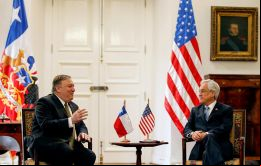 Pompeo en su  visita a Chile se refirió a la visita de Piñera a la compañía Huawei en medio de su visita a China, y cuestionó la calidad de la tecnología