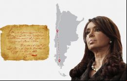 Chile reclama la carta de O'Higgins en poder de Cristina Fernández que recibiera de Putin. (Foto TN)   