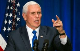 Estados Unidos considerará el levantamiento de las sanciones a todos aquellos que defiendan la Constitución y apoyen el estado de Derecho, dijo Pence. 