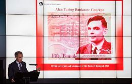Turing es un gigante sobre cuyos hombros hoy se apoyan tantos, dijo el titular del Banco de Inglaterra, Mark 