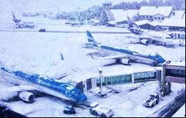  Las fuertes nevadas y el mal tiempo habían llevado a Bariloche a suspender todos los servicios de transport