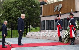 El homenaje tuvo lugar en mayo de mayo de 2018, y participaron el canciller Jorge Faurie, ministro de Defensa Oscar Aguad y ministra de Seguridad, Patricia Bullrich
