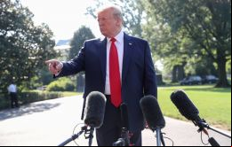 “Vamos a trabajar en un acuerdo de libre comercio con Brasil”, dijo Trump a los periodistas en la Casa Blanca sin ofrecer detalles. 