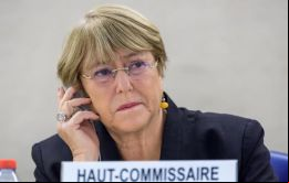 Bachelet se refirió a información recibida de la ONG Monitor de Víctimas que identifica 57 nuevos casos de presuntas ejecuciones cometidas solo en julio