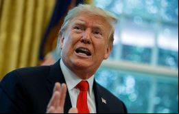 ”No quiero guerra con nadie (...) Ciertamente nos gustaría evitarlo”, dijo Trump en declaraciones a los periodistas en la Casa Blanca 