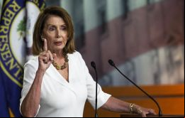 Anuncio hoy que la Cámara de Representantes inicia de manera oficial el proceso de juicio político, apuntó Nancy Pelosi en una declaración a la prensa