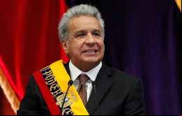 Con el fin de precautelar la seguridad ciudadana y evitar el caos, he dispuesto el estado de excepción a nivel nacional, dijo Moreno desde el Palacio de Carondelet