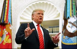Los demócratas, desafortunadamente, tienen los votos para llevar fácilmente adelante el proceso y luego van a pagar un tremendo precio, dijo Trump 