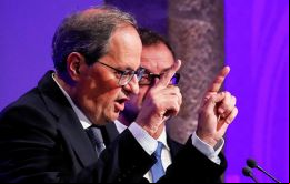 Esto se tiene que parar ahora mismo. No hay ninguna razón ni ninguna justificación para quemar coches ni para ningún otro acto vandálico, señaló Quim Torra en una declaración institucional en TV3