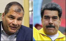 Correa también defendió al régimen de Nicolás Maduro y pidió que dejen vivir a Venezuela, porque la están agrediendo y la quieren matar.
