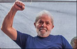 En el mitin el ex presidente volvió a culpar al ex juez Sergio Moro, ahora ministro de Justicia de Bolsonaro, de orquestar la cuadrilla, que lo puso en la cárcel. 
