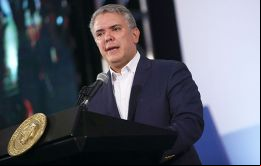 Los líderes de los sindicatos que se reunieron más de dos horas con Duque y exigieron una negociación exclusiva, rechazando ser parte de un gran diálogo (Imagen Reuters)