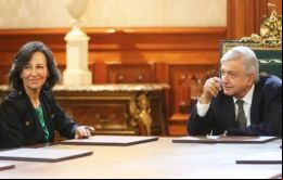 El anuncio fue hecho por el presidente Andrés Manuel López Obrador y la presidenta del banco Santander, Ana Botín-Sanz. 